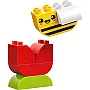 LEGO DUPLO My First Flower & Bee Building Set 30586, 3-in-1 Preschool Toy, 7 Pieces, Ages 1.5+