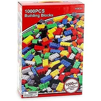 Building Bricks - 1000 Pieces Classic Bricks - Compatible with all Major Brandsco1893