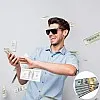 120 Sheet 100$ Copy Money, Prop Money, Scratch Cash, Fake Dollar, Fake Dollar Bill Set, Kids Dollar Fake Coins, Play Dollars, for Movies, Advertising, Games, Parties