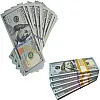 120 Sheet 100$ Copy Money, Prop Money, Scratch Cash, Fake Dollar, Fake Dollar Bill Set, Kids Dollar Fake Coins, Play Dollars, for Movies, Advertising, Games, Parties