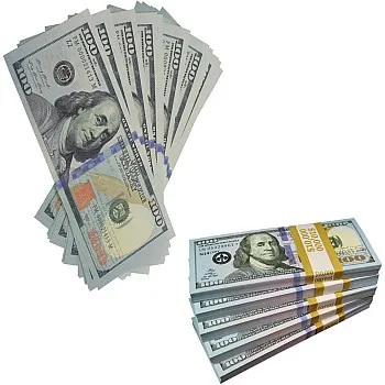 120 Sheet 100$ Copy Money, Prop Money, Scratch Cash, Fake Dollar, Fake Dollar Bill Set, Kids Dollar Fake Coins, Play Dollars, for Movies, Advertising, Games, Parties