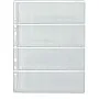 10 Pieces Binder Pages, Money Album Pages, Collecting Binder Pockets with 4 Holes Free Paper