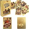 Champions League Football Collector Cards – 55 PCS Unofficial Trading Card Pack for Kids & Fans | Soccer Cards for Boys, Girls, Gifting (Football Gold)