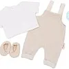 LullaBaby - Baby boy Doll – Clothing Set – Jumper, Top, Teether & Shoes – Pretend Play – 2 Years + – Boy Doll Jumper Outfit