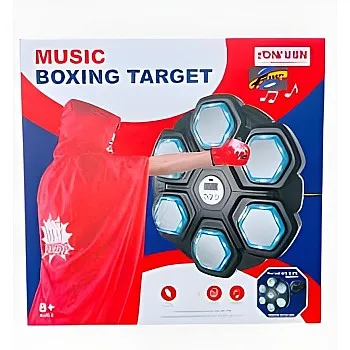 Next Store Wall Mounted Music Boxing Target - Smart Electronic Punching Training Device with Lights and Rhythm, Home Fitness Equipment for Exercise and Stress Relief