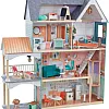Kidkraft Dahlia Mansion Wooden Dollhouse For 12-Inch Dolls With Lights & Sounds 124 * 32 * 133 cm- 65987, 3+