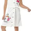 Red Circle Girls Front Printed Dress Front Printed Dress