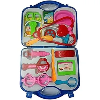Doctor bag tools set for kids, blue