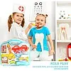 Next Store Kids Toys Set with 15 Pcs Doctor Bag with Real Doctor Stethoscope, Thermometer and Syringe for Role Play, Medical Educational Toy, Party Game.(Blue)