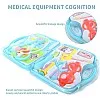 Next Store Kids Toys Set with 15 Pcs Doctor Bag with Real Doctor Stethoscope, Thermometer and Syringe for Role Play, Medical Educational Toy, Party Game.(Blue)