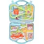 Next Store Kids Toys Set with 15 Pcs Doctor Bag with Real Doctor Stethoscope, Thermometer and Syringe for Role Play, Medical Educational Toy, Party Game.(Blue)