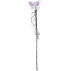 KIDSZONE Butterfly Fairy Angel Wing, Wand And Headband Set,Costume For Girls Kids Angel For Butterfly Wings- Set Of 3,Satin (Pink)