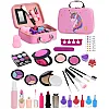 Kids Makeup Kit Girl Toys - Kids Makeup Kit Toys for Girls Unicorns Washable Make Up Little Girls, Child Real Makeup Set, Non Toxic Toddlers Cosmetic Kits, Age 3-12 Year Old Children Gift 28PCS