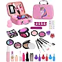 Kids Makeup Kit Girl Toys - Kids Makeup Kit Toys for Girls Unicorns Washable Make Up Little Girls, Child Real Makeup Set, Non Toxic Toddlers Cosmetic Kits, Age 3-12 Year Old Children Gift 28PCS