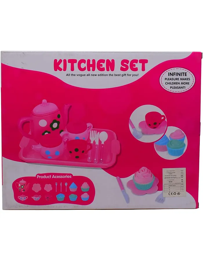Kitchen Cooking Toy Set, 10 PCS - Multicolor