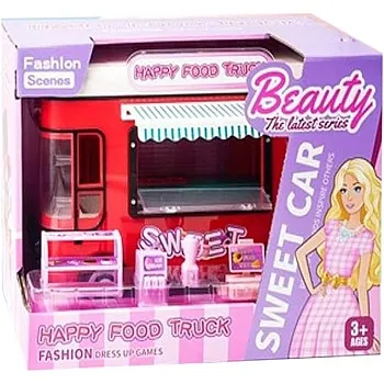 89871 Happy Dining Car with Lighting and Music, Red