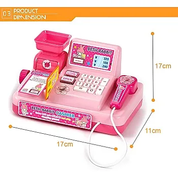 Money Register Toy - Fun Cash Register for Pretend Play, Teaches Early Cognitive Skills and Money Management, Perfect for Preschoolers 3 Years and Older