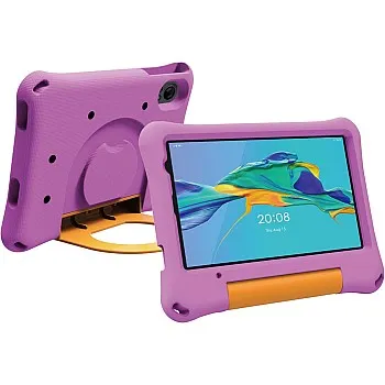 G-Tab T8S Kids 5G WiFi 4GB ROM 64GB Storage 8-inch IPS LCD 800x1280 Android 14 Tablet, Gray/Pink.