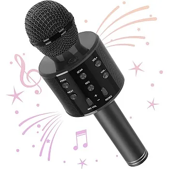 Karaoke Wireless Microphones, Wowstar Bluetooth Microphones for Kids Adults, Children Portable Microphone Speaker Voice Changer for Boy Girl Toy, Home KTV Player for Party Singing Gift