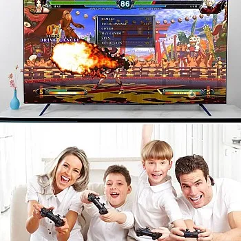 MEISASION Game Stick 8k Video Portable Classic Arcade Box Game Console 64GB Lite 4k 10000 Game Stick (Videogames)
