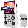 R36S Handheld Game Console,3.5-Inch IPS Screen Retro Gaming Console,3500mAh,Built in 20000+ Games. (White-128G(20000+ Games))