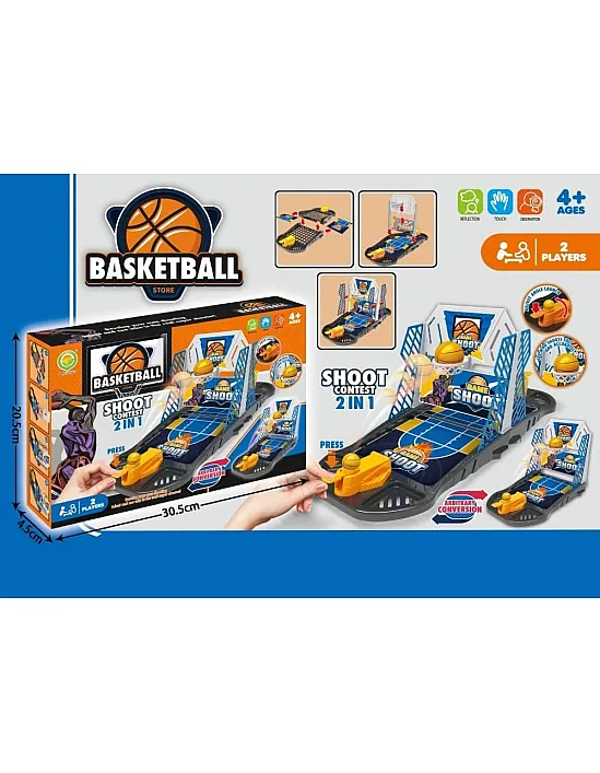 2in1 Basketball Shooter Ejection Throwing Game(connect four version)