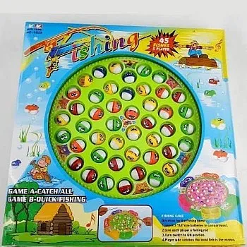 Fishing game to catch fish while circling