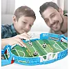 Interactive table football game forkids and adults-a table football game full of action, sensors, LED lights, colorful characters, easy-to-hold handles, promotes hand-eye coordination, ideal for group