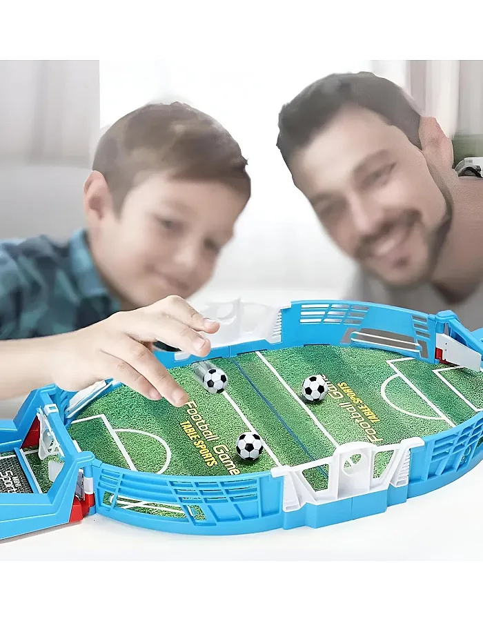 Interactive table football game forkids and adults-a table football game full of action, sensors, LED lights, colorful characters, easy-to-hold handles, promotes hand-eye coordination, ideal for group