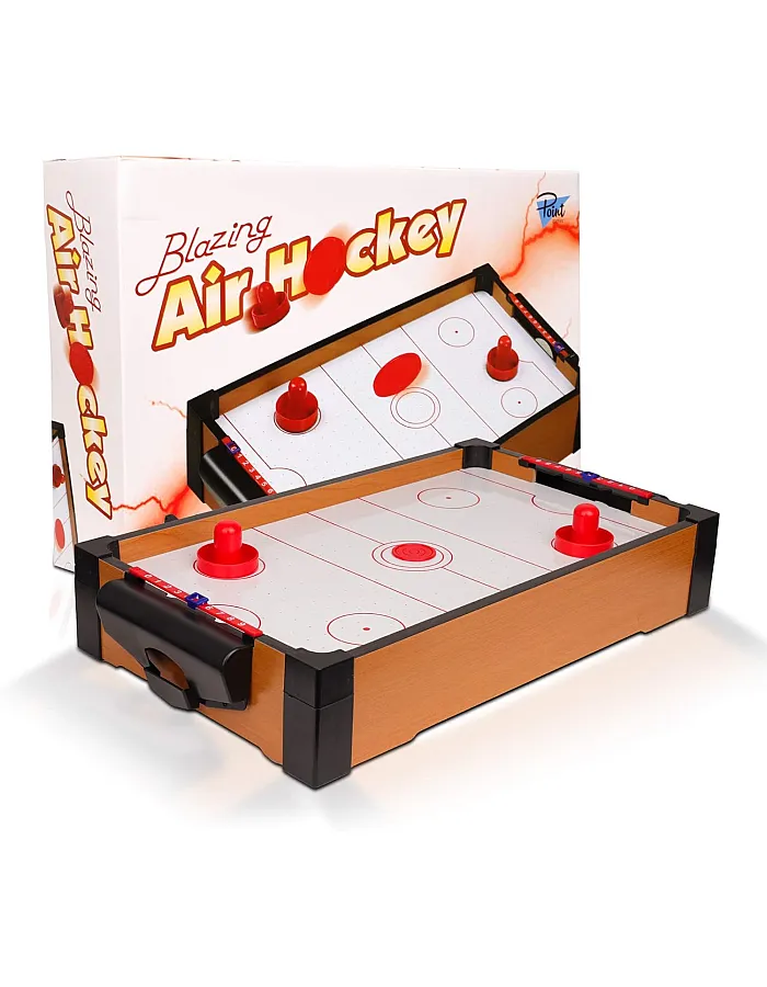 Point Games Mini Air Hockey Table for Kids - Hockey Table Game - Arcade & Table Games - Air Hockey Pucks and Paddles - Portable Sport Hockey for Boys and Girls