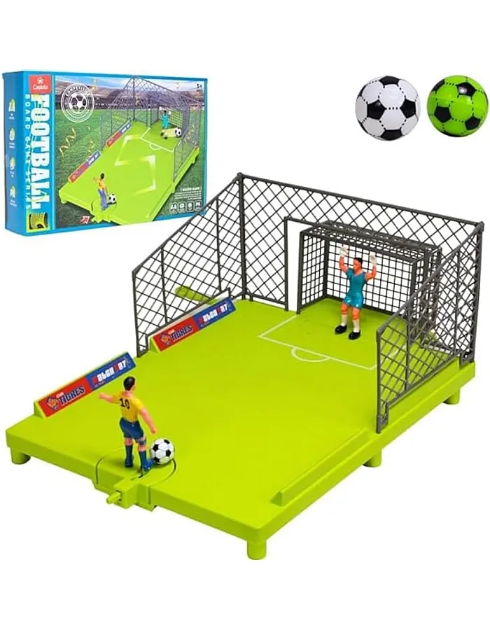 Soccer Table Game for Boys Girls Interactive Soccer Table Game Mini Field with Moving Goalkeeper Sports Skills Development