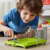 Soccer Table Game for Boys Girls Interactive Soccer Table Game Mini Field with Moving Goalkeeper Sports Skills Development