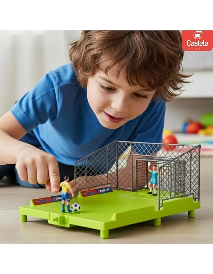 Soccer Table Game for Boys Girls Interactive Soccer Table Game Mini Field with Moving Goalkeeper Sports Skills Development