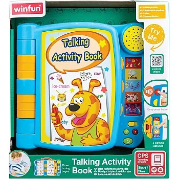 Winfun talking activity book game for unisex