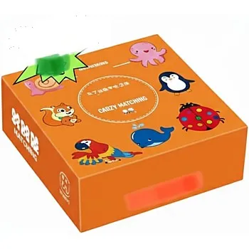 Fast Animal Matching Game, 54 Pieces, Family Educational Paper Puzzle Game for Kids Ages 3 and Up, Match Matching Animal Pairs as Fast as Possible