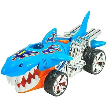 Mondo - Hot Wheels Monster Action Sharkruiser, Blue, 51204