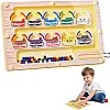 Magnetic Game Labyrinth, Magnetic Educational Game for Digital Colours, Suitable Games from 3 Years, Labyrinth, Labyrinth Game for Learning to Classify and Sort
