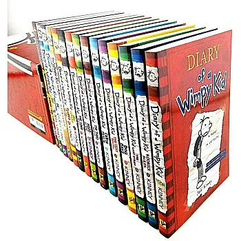 مجموعة كاملة من 16 كتاب يوميات طفل جبان (يوميات طفل جبان، قواعد رودريك، ذا لاست سترو، دوج دايز، الحقيقة القبيحة، حمى المقصورة، ذا ثيرد ويل