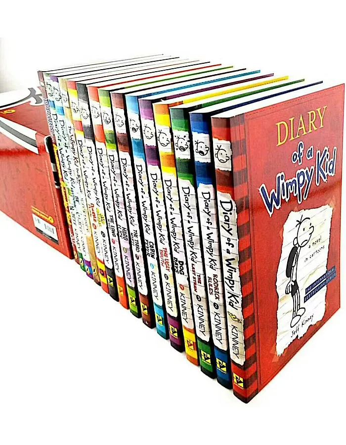 Diary of a Wimpy Kid 16 Books Complete Collection Set New(Diary of a Wimpy Kid,Rodrick Rules,The Last Straw,Dog Days,The Ugly Truth,Cabin Fever,The Third Wheel,Hard Luck,The Long Haul,Old School...