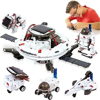 Furktem Science Kits for Kids Age 8-12 Solar Robot Kit Learning Building STEM Toys Experiments for Kids 6-8, Educational Toy for 8 9 10 Year Old Boys Girls Christmas Birthday Gifts-Powered by Solar
