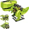 mixfeer 3 in 1 Solar Robot DIY Children Intelligence Solar Toy Solar Handmade Toy Set STEM Science Toy Scientific Physics Experiment Dinosaur Insect Drilling Machine Assembly Model