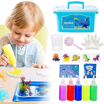 Feeon Magic Water ELF, Creative 3D Magic Gels Magic Water Creative ELF Toy for Kids, Aqua Fairy Toy Set Christmas Party Gift for Boys and Girls (5 color)