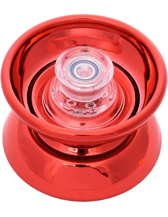 Generic High Speed Spinner Yoyo Toy - Red, Ages 5-8, Metal