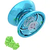 Generic Metal High Quality Spinner Yoyo Toy With Shiny Design And High Speed Add More Entertaining For Kids - Turquoise