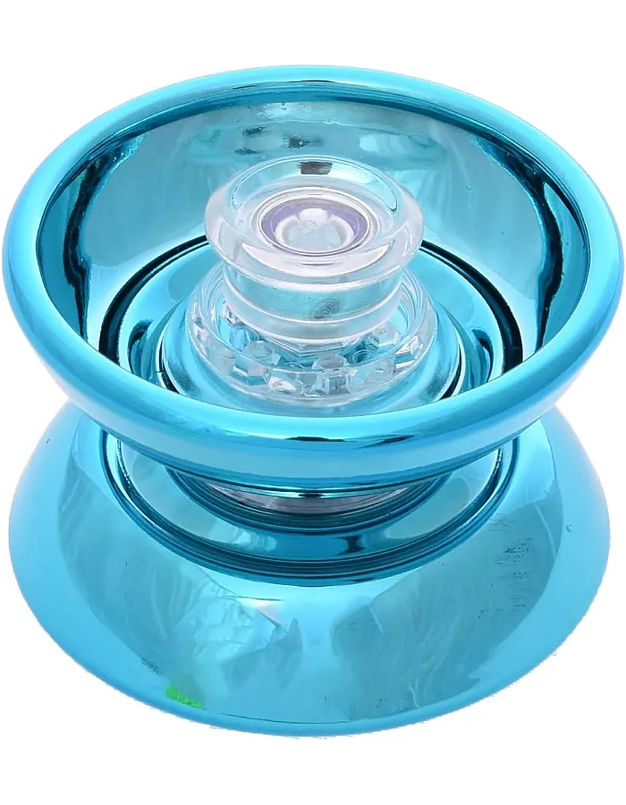 Generic Metal High Quality Spinner Yoyo Toy With Shiny Design And High Speed Add More Entertaining For Kids - Turquoise