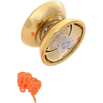 Generic Metal High Speed Spinner Yoyo Toy With Shiny Design - Gold for Kids Aged 5-8