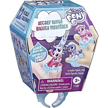 My Little Pony Secret Rings Blind Bag Series 1 - Collectible Toy with Water-Reveal Surprise and Wearable Ring Accessory, 1.5-Inch Figure