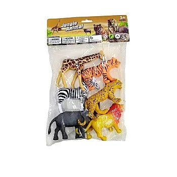 6 Pcs Jungle Animal - Where Your Child Learns to Distinguish Between Animals and Gains an Understanding of the Importance of Each Animal