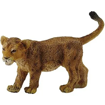 CollectA Wildlife Lion Cub (Walking) Miniature Toy Figure -
