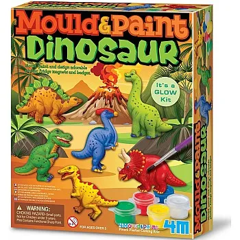 Mould & paint dinosaur